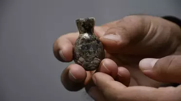 Hasankeyf'te 800 Yıllık Anadolu Parsı Figürü Bulundu