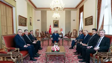 TBMM Başkanı Numan Kurtulmuş, Türkiye Kamu-Sen Heyetini Kabul Etti