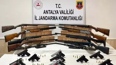 Kaş'ta Ruhsatsız Silah Operasyonu