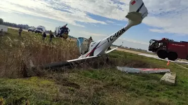 Yenişehir Havalimanı'nda Kaza