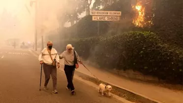 Los Angeles'ta Yangın: Evler Terk Ediliyor