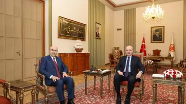 Kurtulmuş, Emniyet Müdürü Demirtaş'ı Kabul Etti