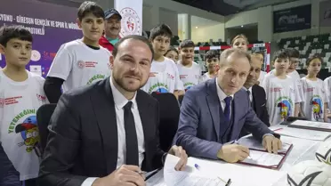 Giresun'da Hentbol Gelişim Protokolü İmzalandı