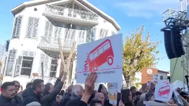 İBB Başkanı İmamoğlu, Büyükada'da Protesto ile Karşılaştı