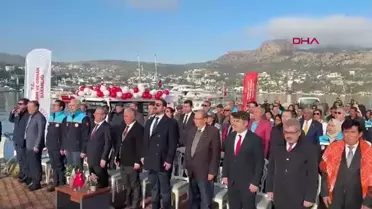 Bodrum'da Modern Kontrol Gemisi 'Reis 48' Göreve Başladı