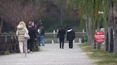 Yağmurda Deniz Keyfi Antalya'da