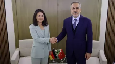Hakan Fidan, Riyad'da Almanya Dışişleri Bakanı Baerbock ile Görüştü