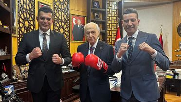 TBF Başkanı Suat Hekimoğlu, MHP Lideri Bahçeli'yi Ziyaret Etti