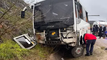 Gönen'de Servis Kazası: 25 Yaralı