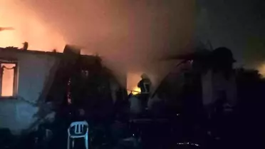 Sobadan Yangın: Yaşlı Kadın Hastaneye Kaldırıldı