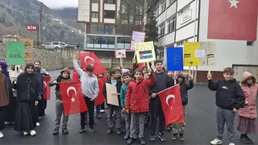 Çaykara'da Gazze yararına kermes düzenlendi