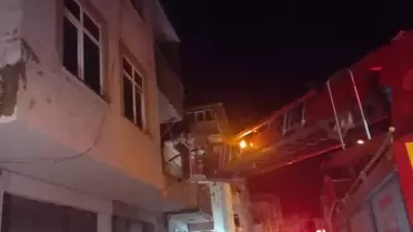 Ordu'da Evde Yangın: Mahsur Kalan Adam Kurtarıldı