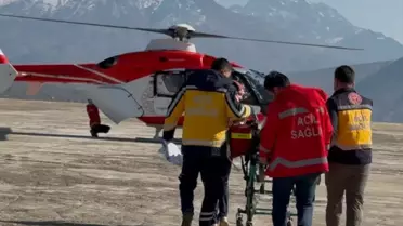 15 Aylık Bebek Helikopterle Van'a Sevk Edildi