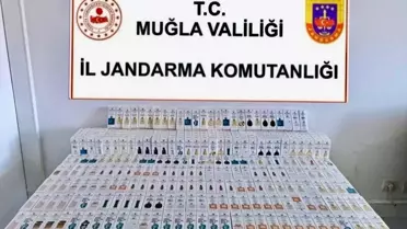 Muğla'da 346 Şişe Kaçak Parfüm Ele Geçirildi