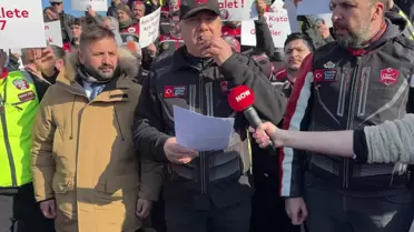 Motosiklet sürücülerinden Avrasya Tüneli'ne zam protestosu