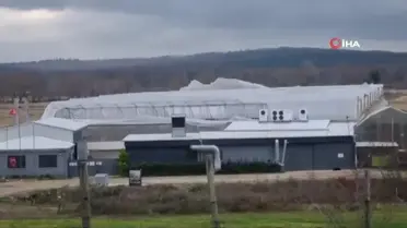 Sinop'ta Fırtına Seralara Zarar Verdi