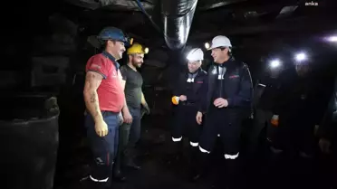 Mahmut Arıkan Madencilerin Sorunlarını Dinledi