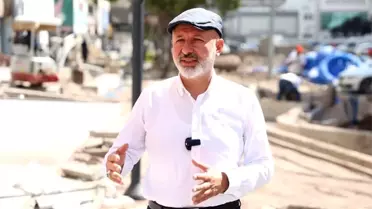 Kayseri'de Ahievran Caddesi Çevre Düzenleme Çalışmaları Sona Yaklaşıyor