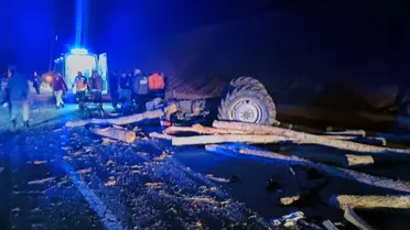 Malatya'da TIR ve Traktör Çarpıştı: 3 Yaralı