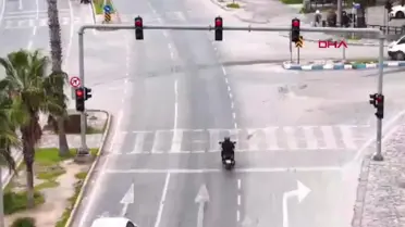 Bodrum'da dron destekli trafik denetiminde 25 sürücüye 50 bin TL ceza