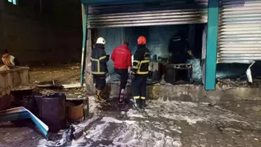 Şanlıurfa'da Elektrik Yangını: İş Yeri Kül Oldu