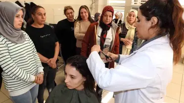 Gaziantep'te Genç Kızlar ve Kadınlar Kuaförlük Kursuyla Hayallerini Gerçekleştiriyor