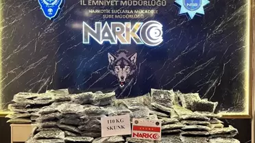 Kapıkule'de 110 Kg Skunk Ele Geçirildi