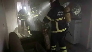 Niksar'da Sevgi Evinde Yangın Paniği