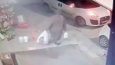 Elazığ'da Marketten Ayran Hırsızlığı