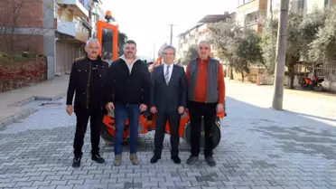 Nazilli Belediyesi Yeni Silindir Makinesi ile Yol Çalışmalarını Güçlendiriyor