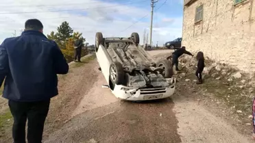 Kütahya'da Trafik Kazası: 2 Yaralı