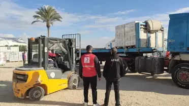 Türk Kızılayı Gazze'ye Yardım Gönderiyor