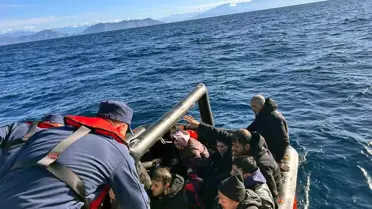 Dalaman'da 51 Göçmen Kurtarıldı