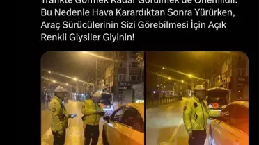 Amasya'dan Yaya Güvenliği Uyarısı