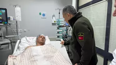 Bakan Yerlikaya, Taşoluk Apartmanı Yaralılarını Ziyaret Etti