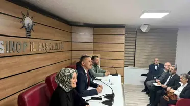 AK Parti Sinop'ta Yeni Yönetim Toplandı