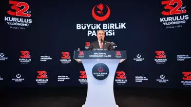 Destici: Büyük Birlik Partisi, birliğimizin ve kardeşliğimizin kalesi olmaya devam edecek