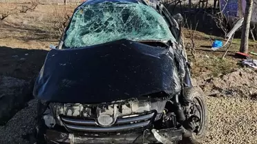 Nevşehir'de devrilen otomobilin sürücüsü öldü