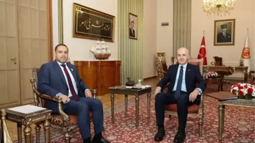 TBMM Başkanı Kurtulmuş, Bahreyn Büyükelçisi'ni Kabul Etti