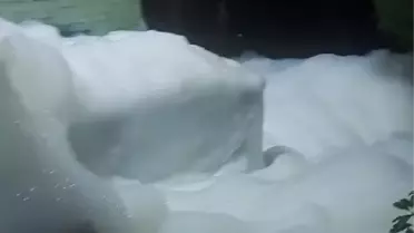 Yalova'da İçme Suyu Arıtma Tesisinde Köpük Oluştu, Su Kesintileri Başladı