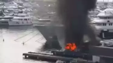 Pendik marinada yakıt istasyonunda yangın -2 / Ek bilgiyle