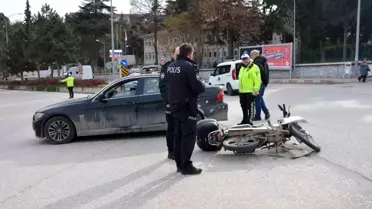 Bilecik'te Motosiklet-Otomobil Kazası