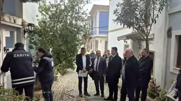 Bozcaada'da 36 Konaklama Yeri Mühürlendi