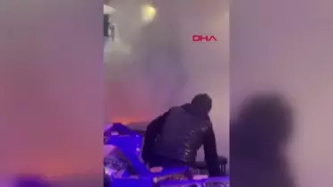 Bursa'da Park Halindeki Araçta Yangın Çıktı