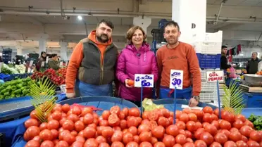 Başkan Ünlüce, Çamlıca Kapalı Pazar Yerini Ziyaret Etti