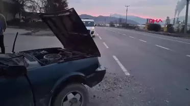 Mudurnu'da Feci Kaza: Bir Otomobil İkiye Bölündü
