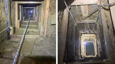Binanın altına tünel inşa edip, elektrik hattı döşemişler