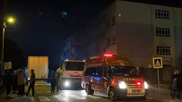 Samsun'da 19 Mayıs Ortaokulu'nda Yangın