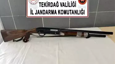 Tekirdağ'da Ruhsatsız Silahlar Ele Geçirildi