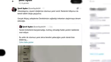 Yardım Talebi Reddedildi, Tehditler Geldi